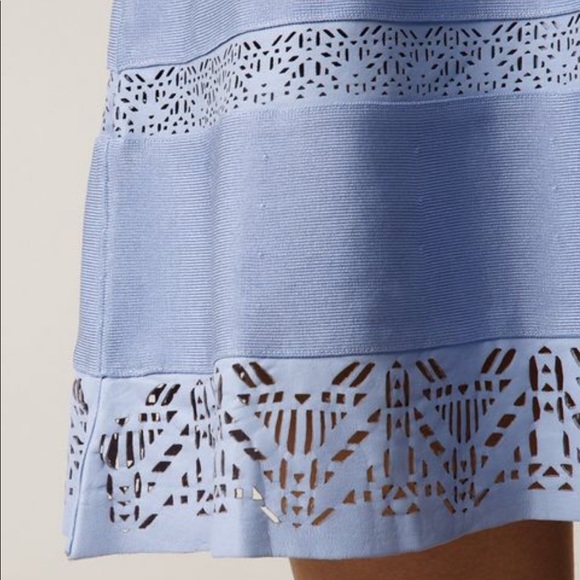 PARKER ‘Alabama’ flared dress -lamb leather detail - Picture 5 of 8